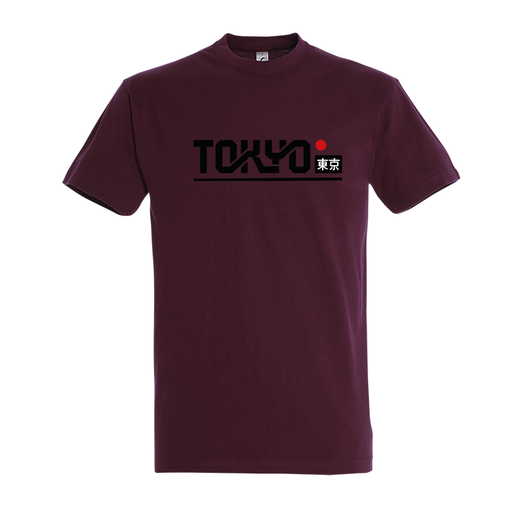 T-SHIRT TOKYO NIGHT BLACK 190G