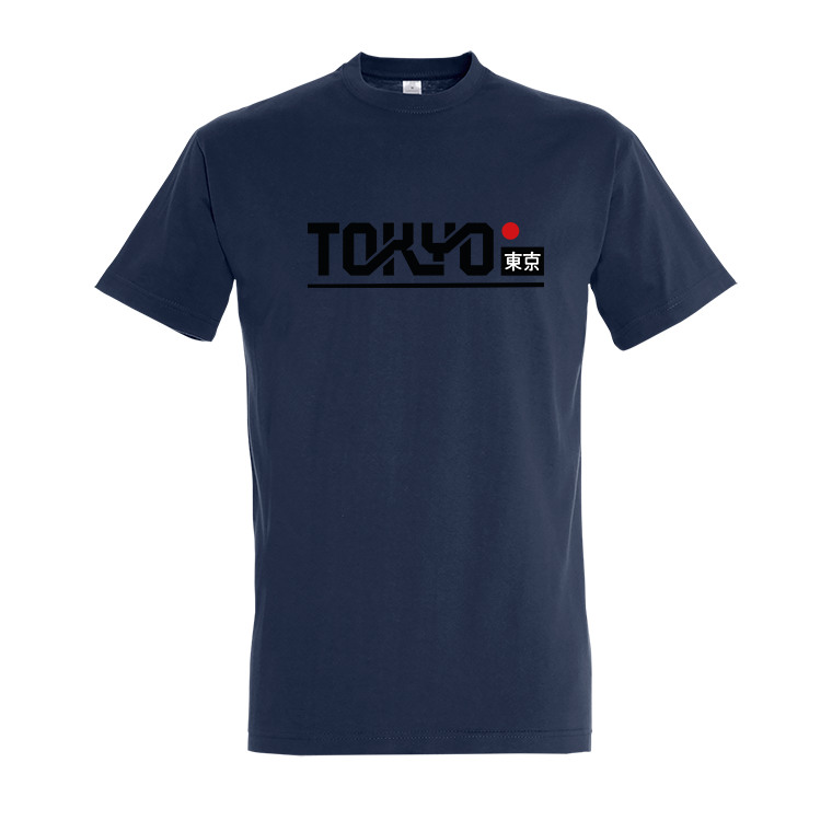 T-SHIRT TOKYO NIGHT BLACK 190G