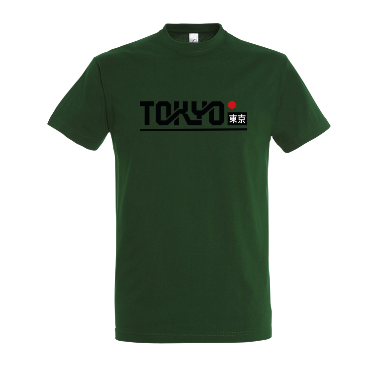 T-SHIRT TOKYO NIGHT BLACK 190G