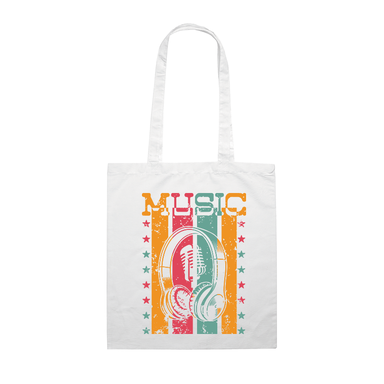 TOTE BAG MUSIC STARS