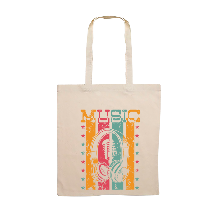 TOTE BAG MUSIC STARS