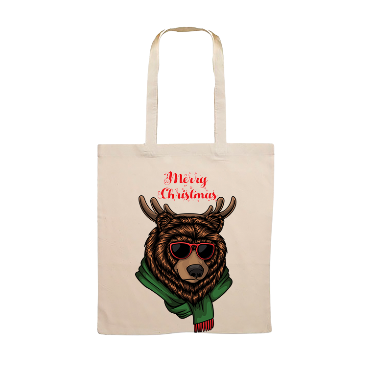 TOTE BAG CHRISTMAS GRIZZLI