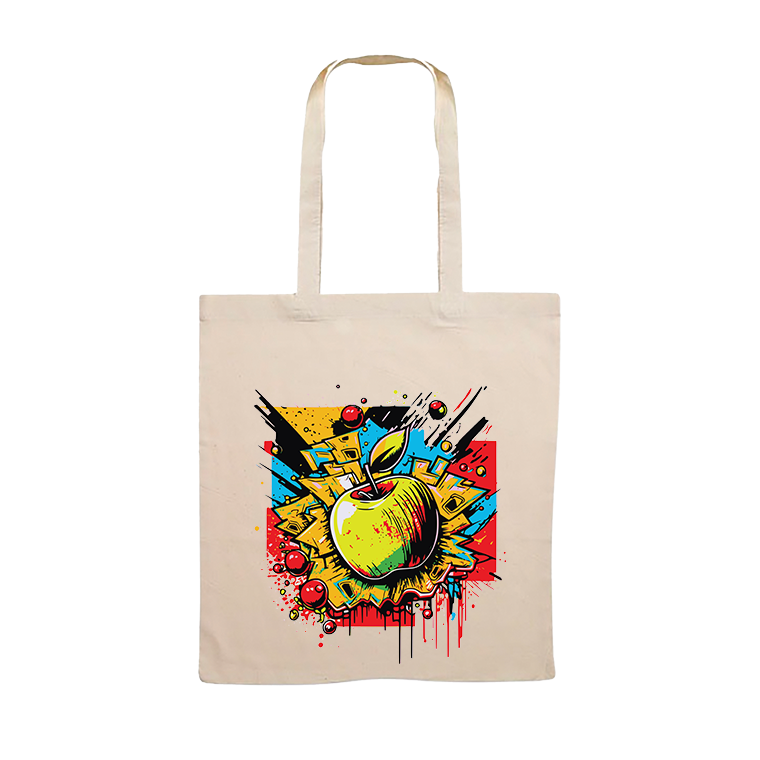 TOTE BAG APPLE POP CULTURE