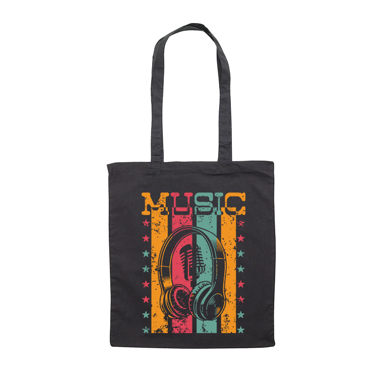 TOTE BAG MUSIC STARS